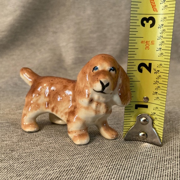 English Cocker Spaniel Dog Small Vintage Figure - Picture 10 of 12